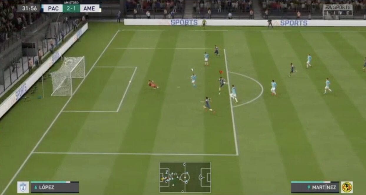 Las Águilas de Giovani dos Santos vencieron 2-4 a Pachuca y aseguran un puesto en la Fiesta Grande’ de la eLiga MX.