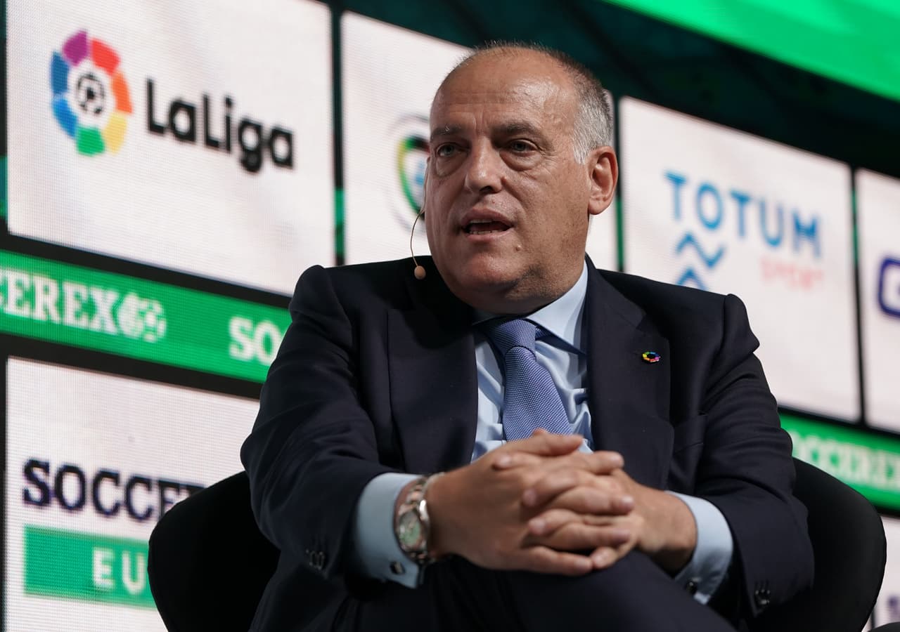 Tebas: "Estoy convencido de que vamos a terminar la temporada"