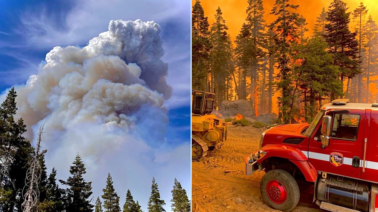 Incendio Dixie quema 60,000 acres, lleva a órdenes de evacuación en el condado Plumas