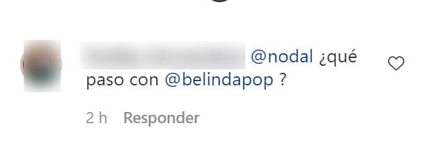 En el pie de foto no escribió nada, pero ciertos seguidores aprovecharon para dejarle comentarios. Varios de ellos le hicieron saber lo mismo: "¿Qué pasó?".