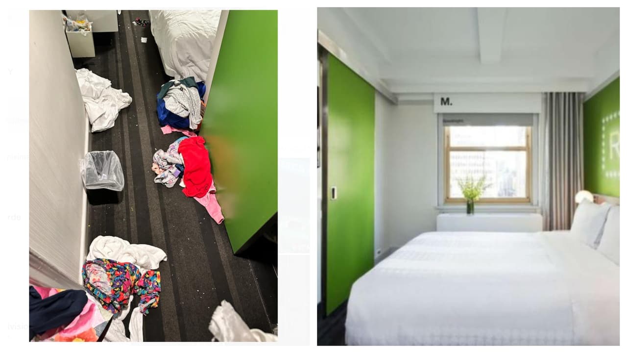 Los empleados dicen que 
<b>les preocupa la higiene de algunas habitaciones (no son todas) </b>del hotel ubicado en uno de los puntos más turísticos de NYC: 700 Eight Avenue, en Midtown Manhattan.