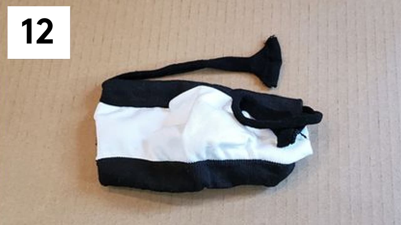 <b>Tapaboca tejido:</b> El material específico de este tapaboca casero no fue señalado. De acuerdo al estudio, este tapaboca está en la posición número 12 con casi 0.4 gotas respiratorias.