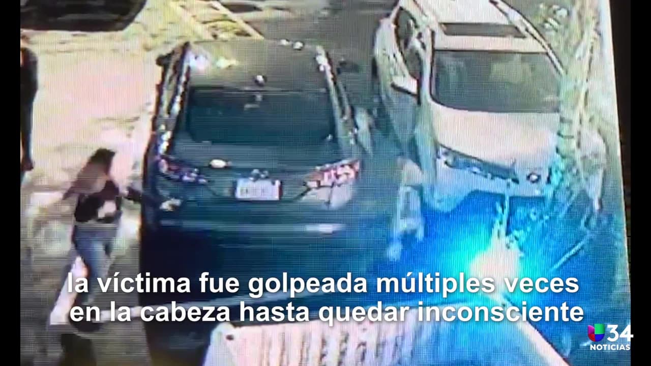 En video: en menos de 30 segundos lo golpean con un bate, lo dejan inconsciente y luego lo roban