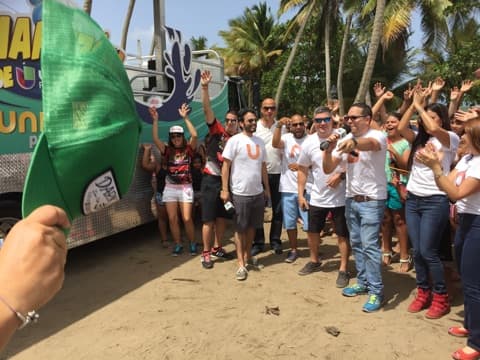 Univision Puerto Rico llevó la fiesta a Punta Santiago y Tropical Beach.