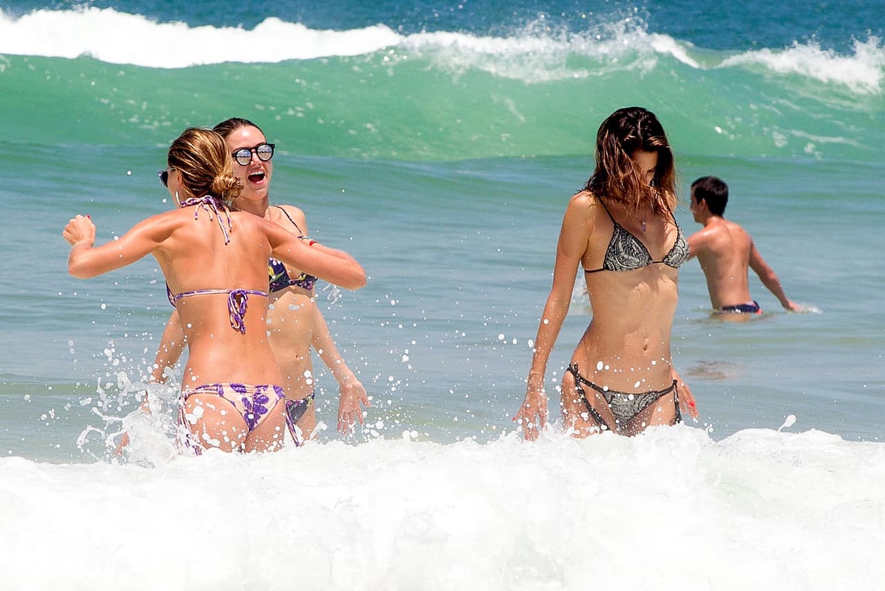 Al parecer el agua estaba un poco fría.