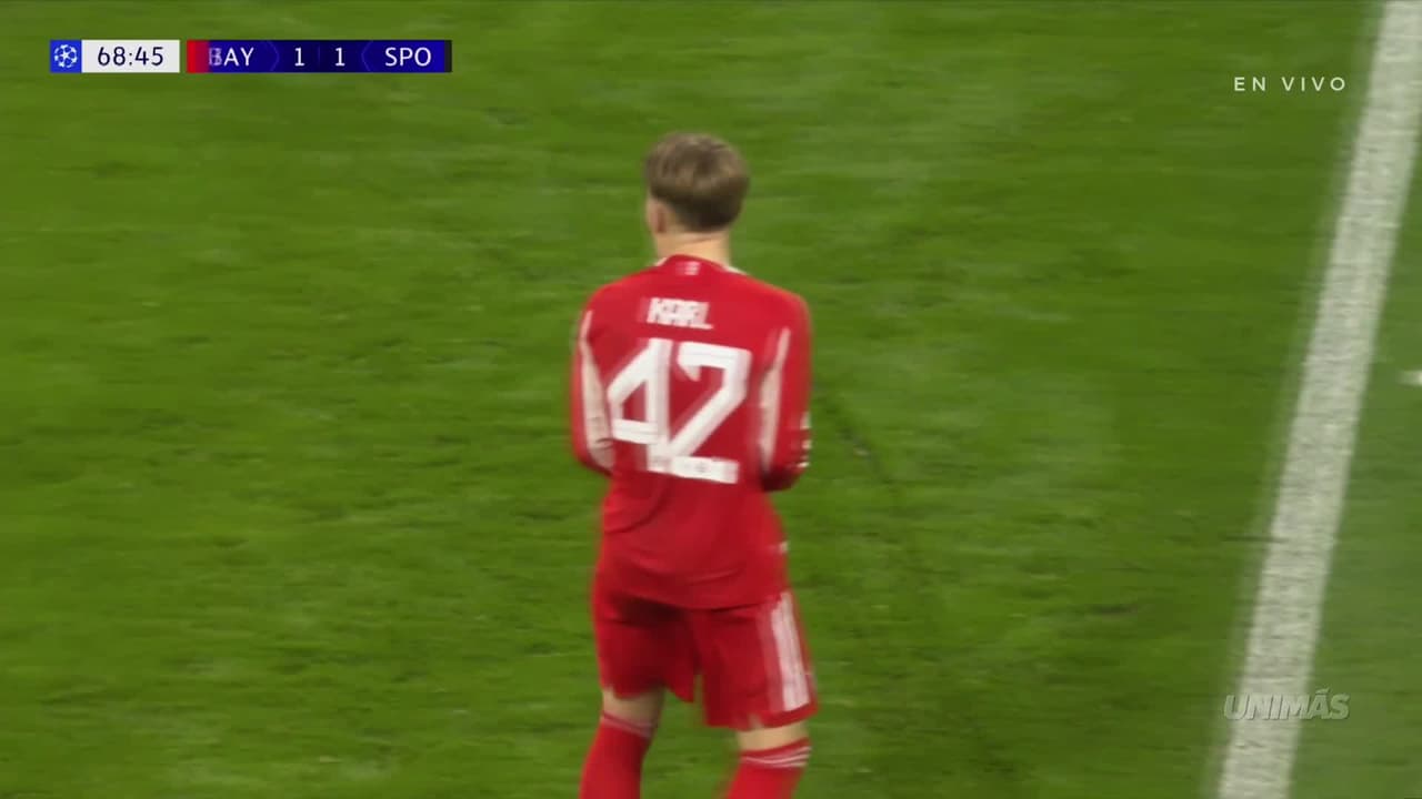 Karl anotó el gol con el que el Bayern Múnich le dio la vuelta