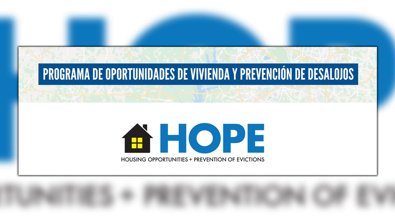 Hope, el programa que ofrece ayuda en el pago del alquiler y los servicios públicos en Carolina del Norte