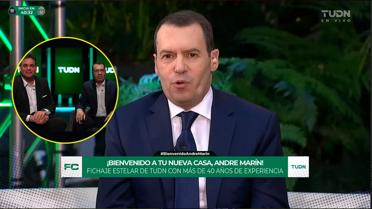 Las emotivas palabras de André Marín cuando se unió a TUDN: "Un sueño"