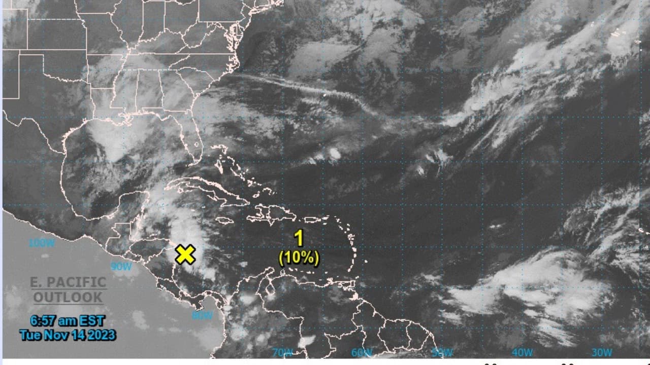 Sistema de baja presión traerá mal tiempo a Florida Central
