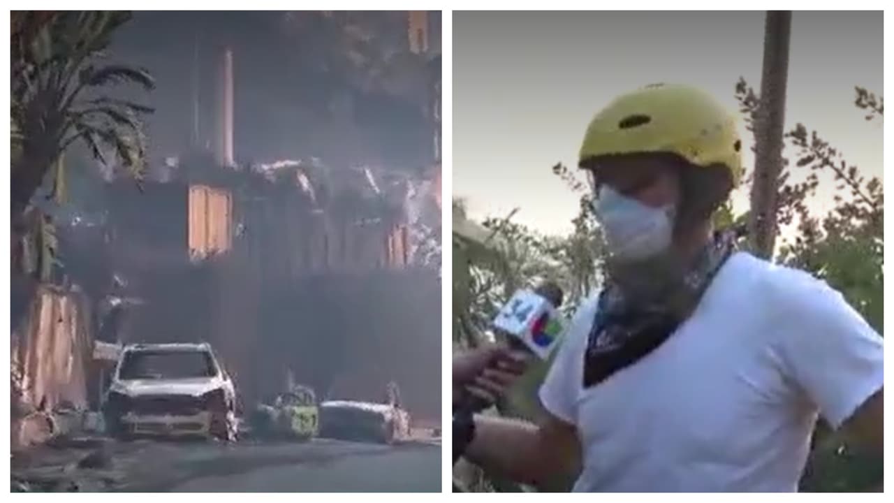 Roció agua a la maleza: empresario hispano relata cómo logró defender su hogar y sobrevivir a los incendios en California