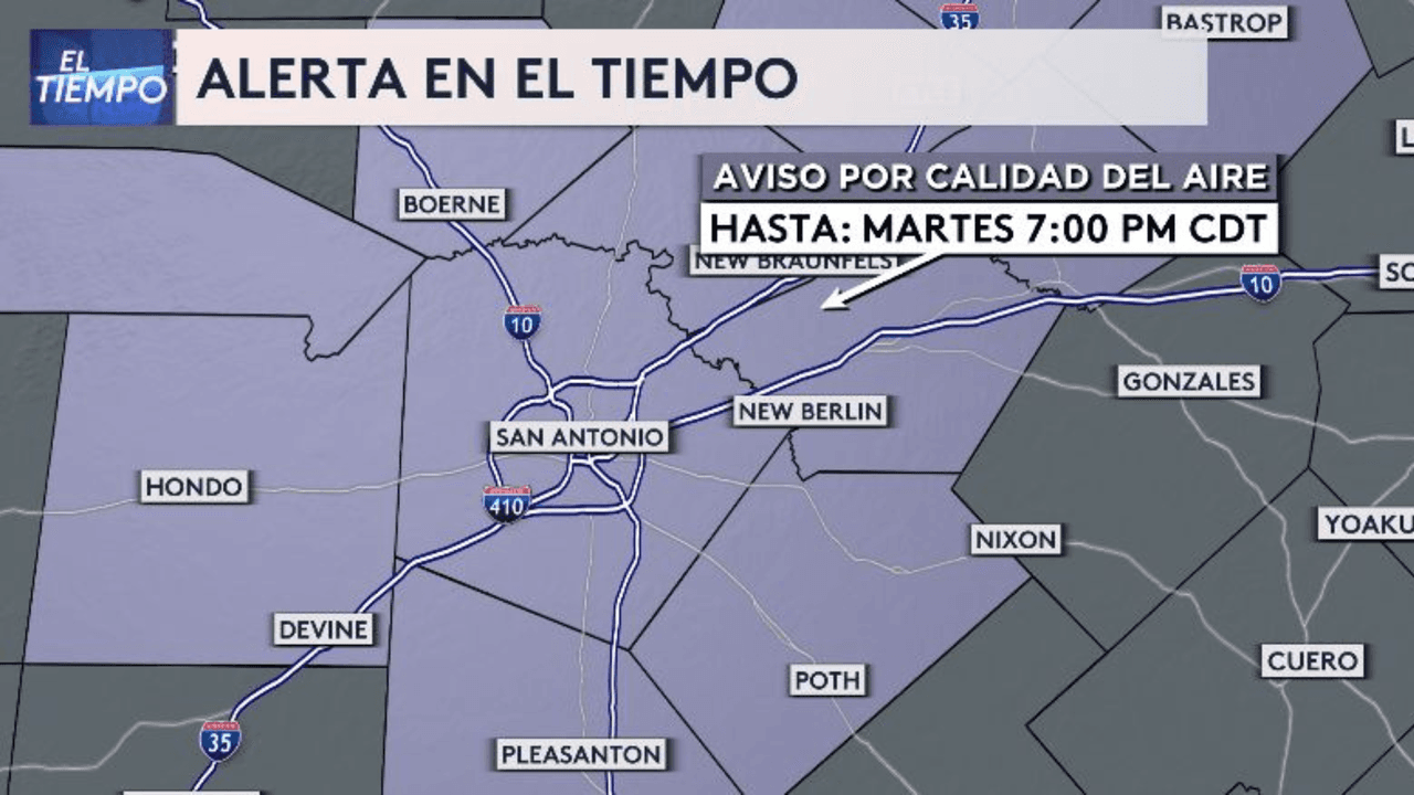 De nuevo: hay mala calidad del aire en San Antonio