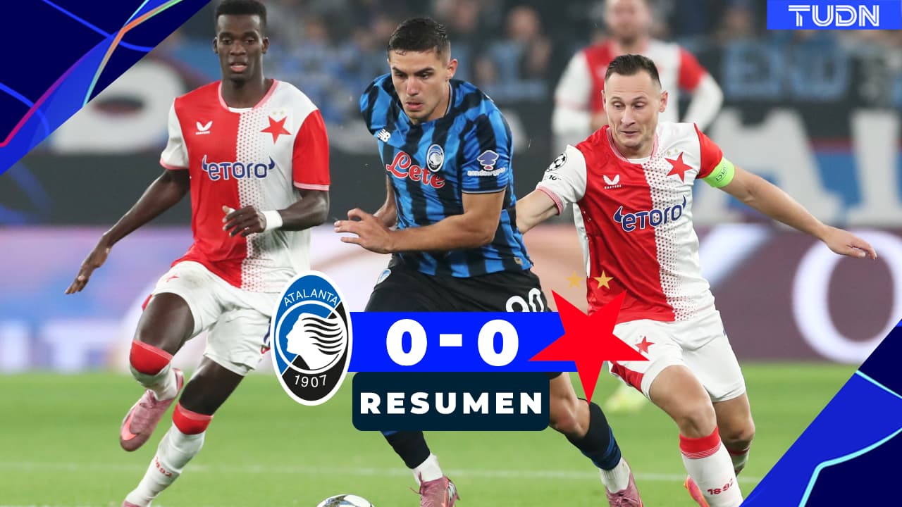 Resumen | Atalanta y Slavia Praga se olvidan de los goles