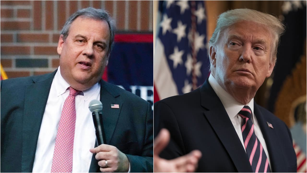 Chris Christie vuelve a criticar a Trump: "Usa dinero público para pagar sus honorarios legales"