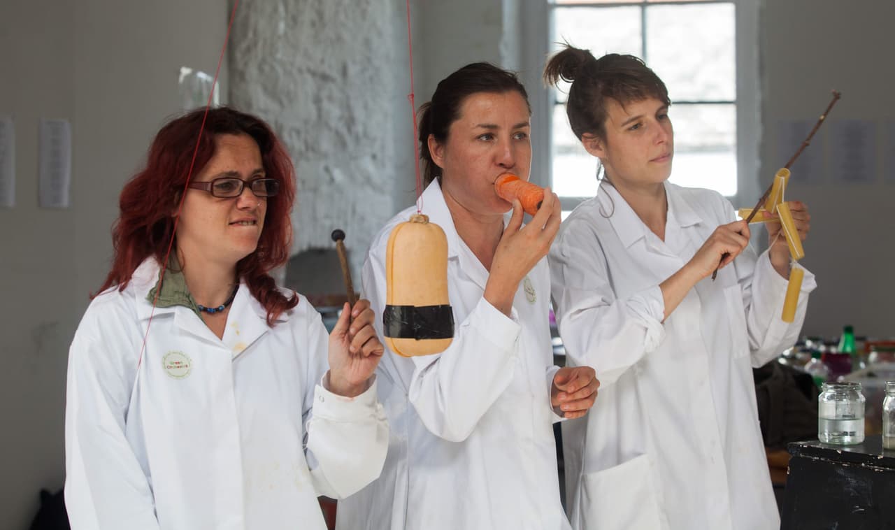 ¿Y quién dijo que no se puede hacer música con los vegetales? La Orquesta Verde podría demostrar lo contrario.