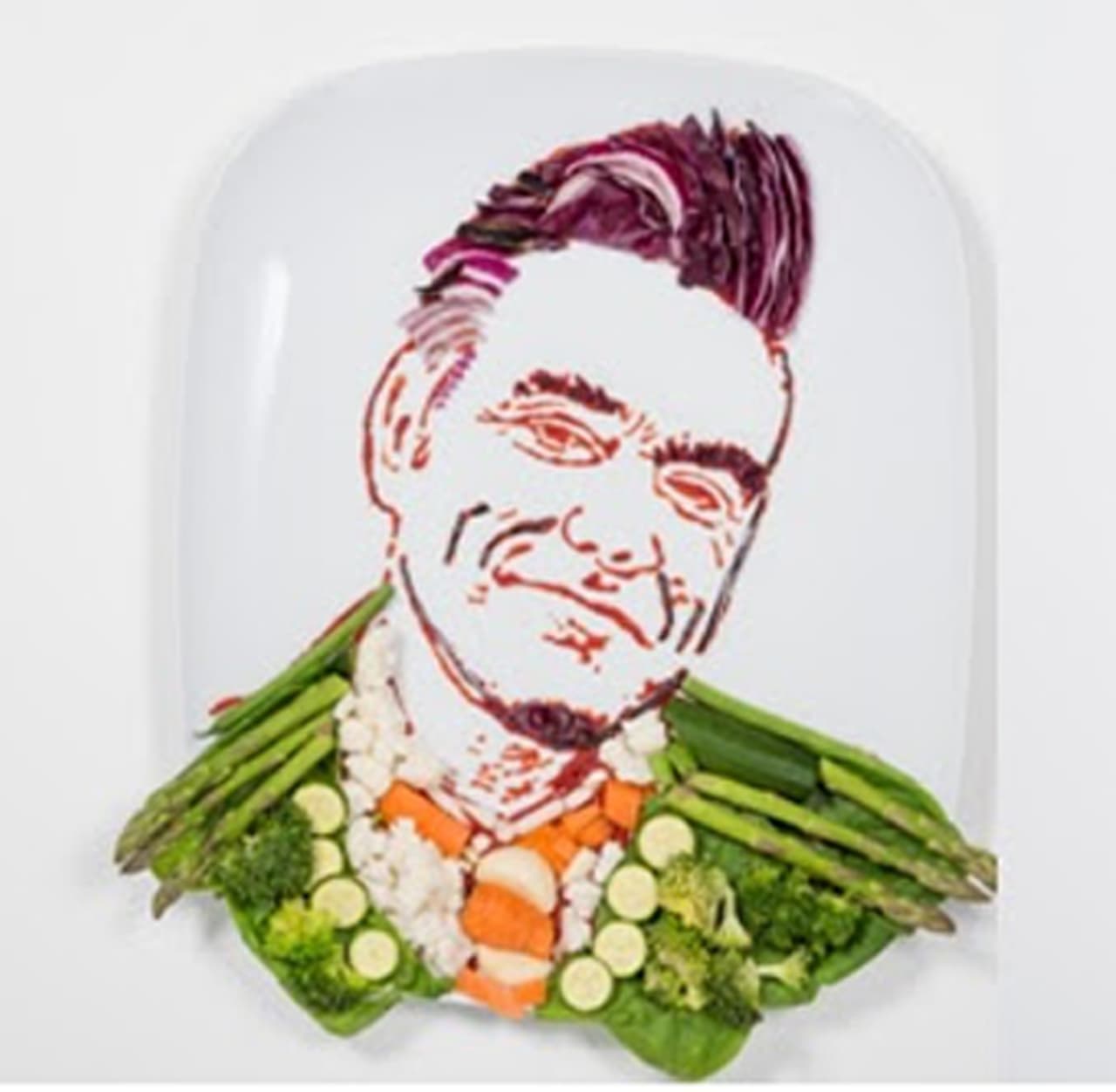 Las corbatas de zanahoria están de moda. O al menos para el músico Morrissey sí.