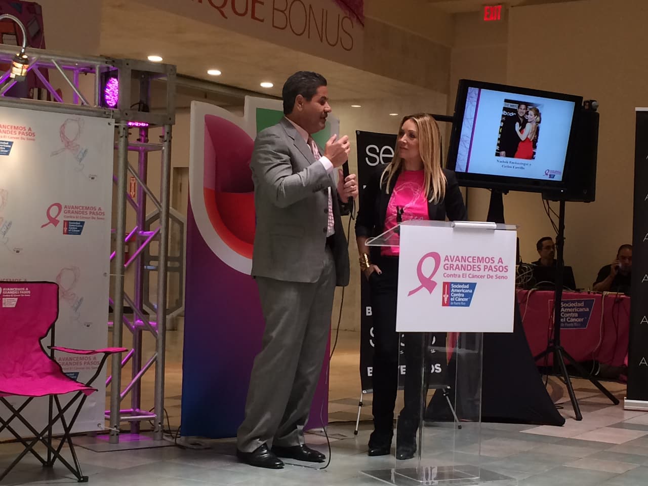 La destacada actriz y animadora Suzette Bacó, fue seleccionada Madrina Nacional de las Marchas 2016. Además, otros talentos y personajes de Univision Puerto Rico se unieron.