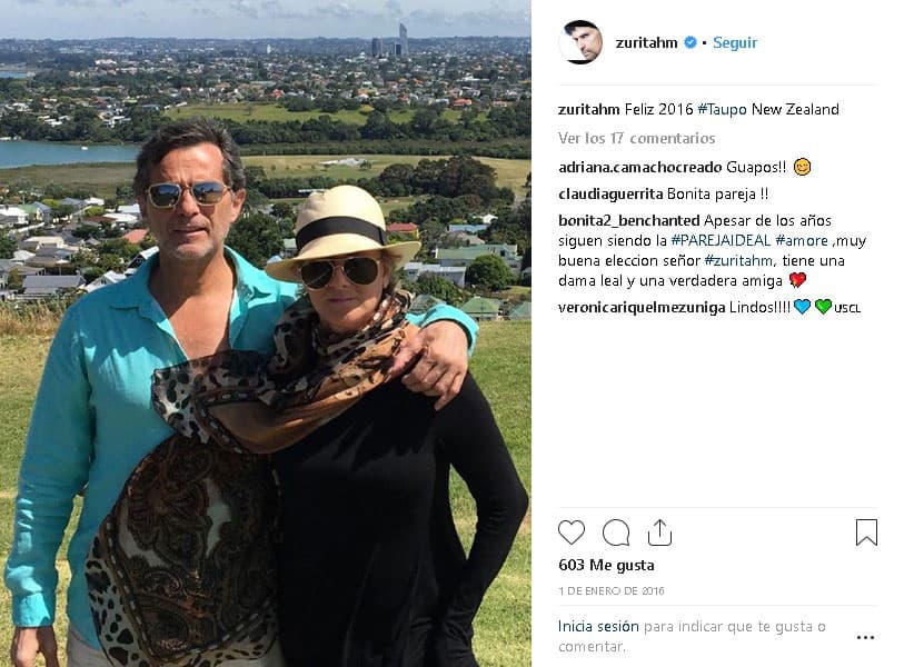 Juntos, Zurita y Bach siempre supieron mantenerse al margen de cualquier escándalo y hacer más grande su amor día con día.
<br>