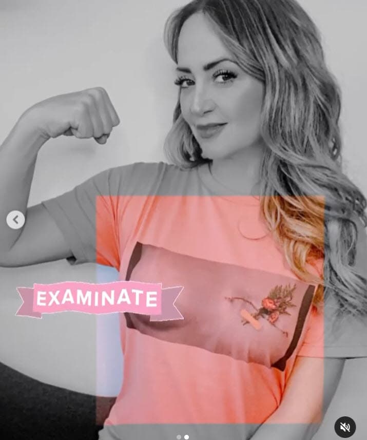 "Va de nuevo mi foto, 
<b><a href="https://www.instagram.com/p/CVEtOBxtfc9/" target="_blank">porque la censuraron</a></b>", acusó en el pie de foto, "al parecer hay quienes a estas alturas y en estos tiempos, no logran comprender que hay situaciones que se deben hablar abiertamente para ayudar concientizar acerca de una realidad, que si la detectamos a tiempo, nos puede salvar". 
<br>