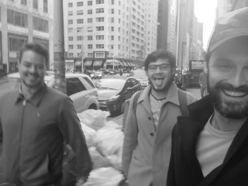 Nuestro querido "Yago" estaba muy contento de poder convivir con la gente que lo apoya desde la 'Gran Manzana'.