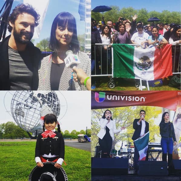 Así fue como Univision celebró el 5 de mayo en Nueva York.