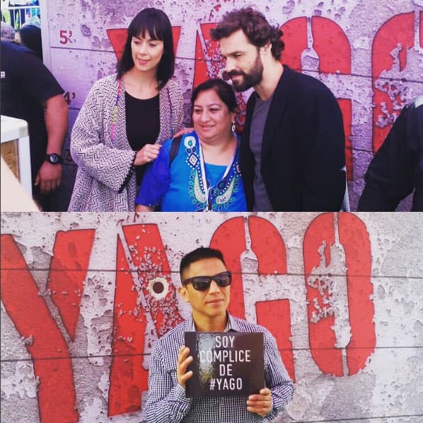 ¡Qué suertudos! La foto del recuerdo con sus artistas preferidos.