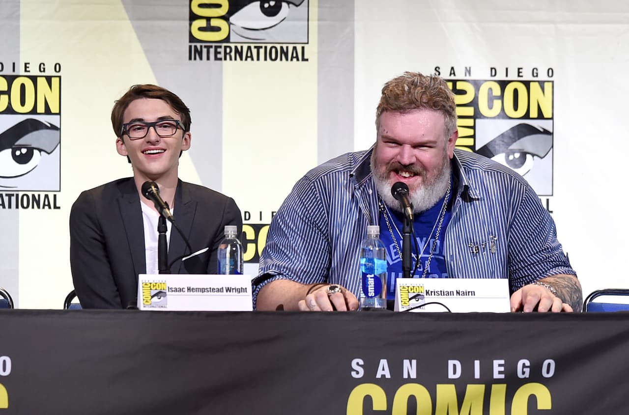 ¡Hodor! Kristian Nairn de 'Game of Thrones' recibió una ovación de los asistentes.