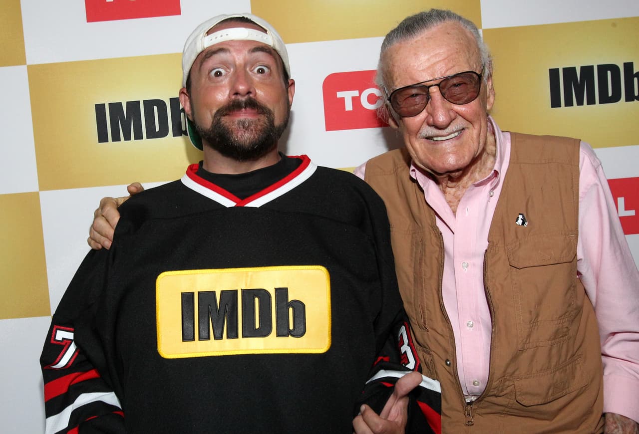 Kevin Smith con Stan Lee.