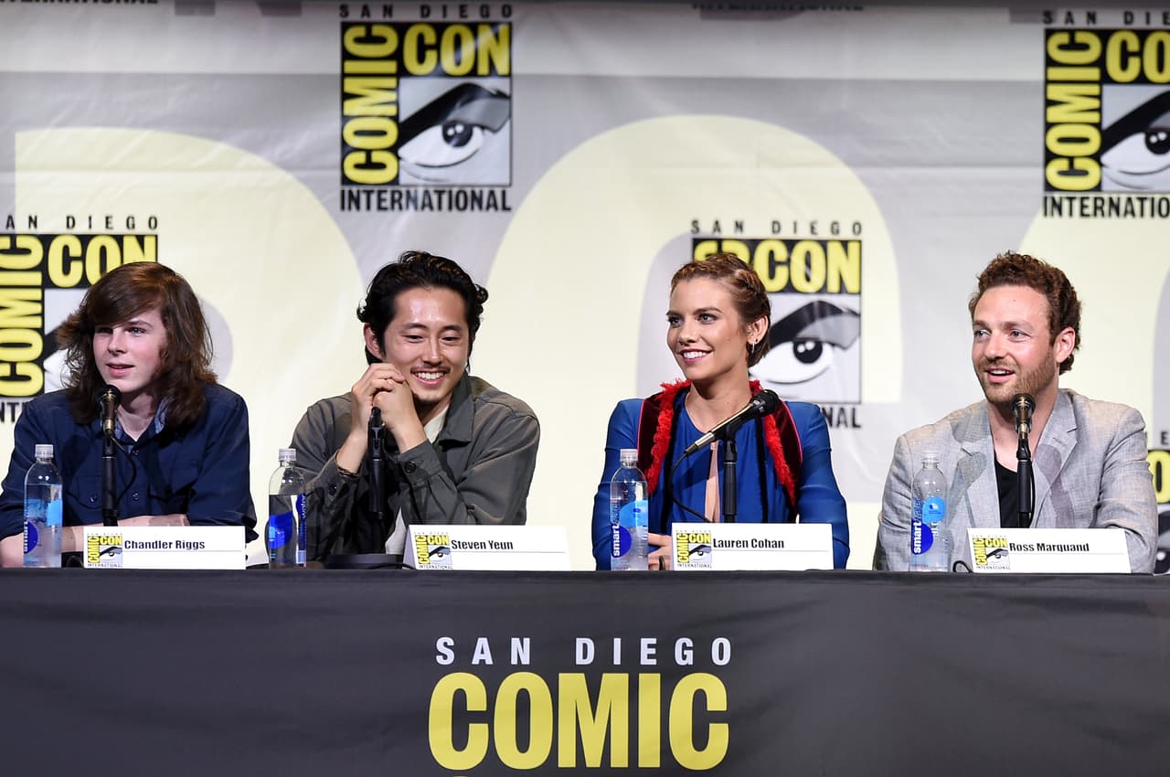 El elenco de 'The Walking Dead'.