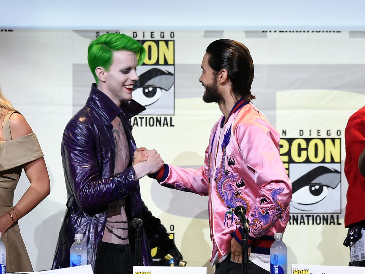 Jared Leto quedó fascinado con el disfraz de este chico en el público.