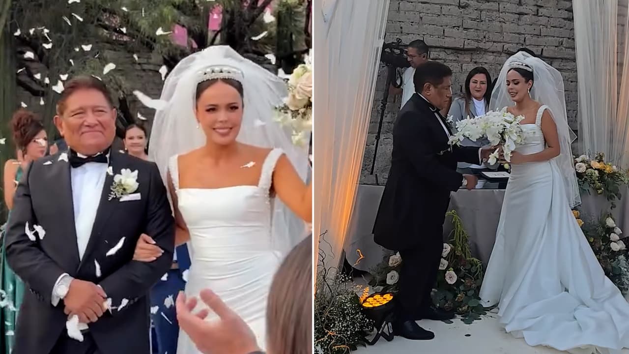 Imágenes de la boda de Juan Osorio y Eva Daniela: se casan en espectacular hacienda