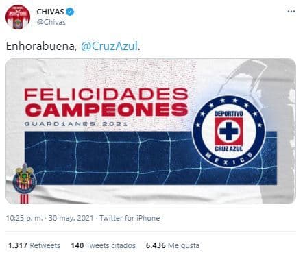Estas fueron las reacciones tras el campeonato del Cruz Azul.