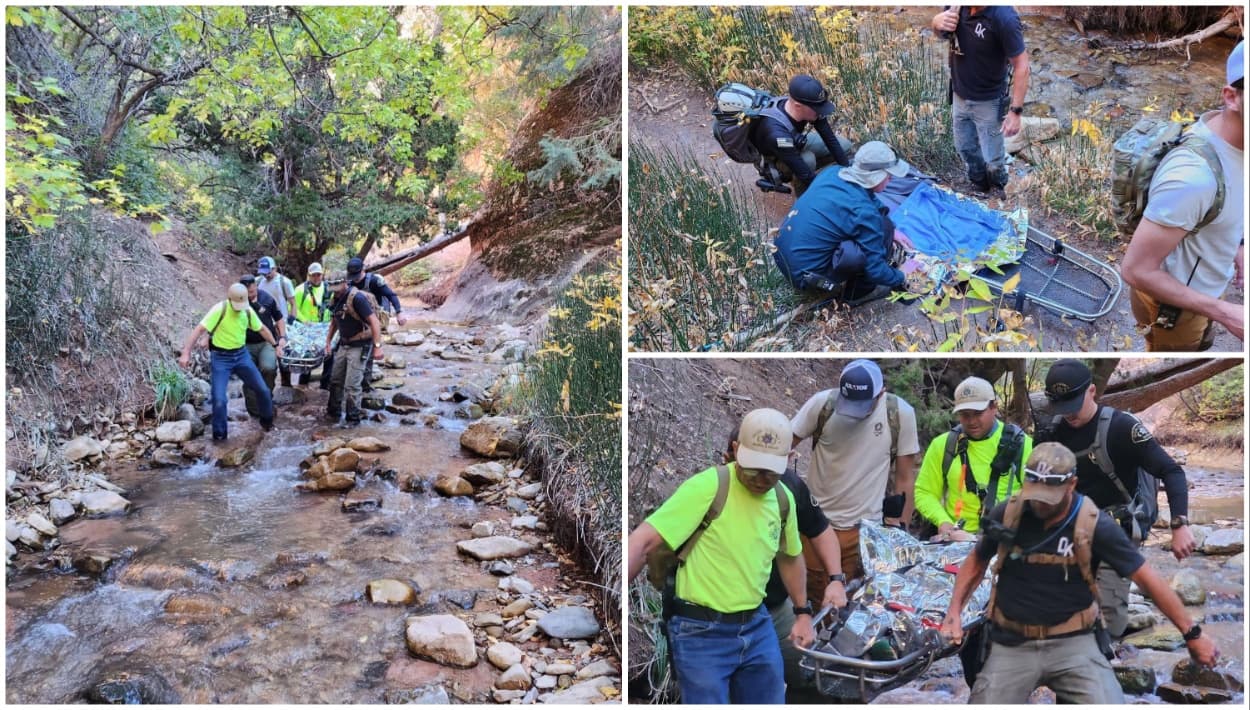 Rescatistas localizan a mujer que cayó cerca de una cascada