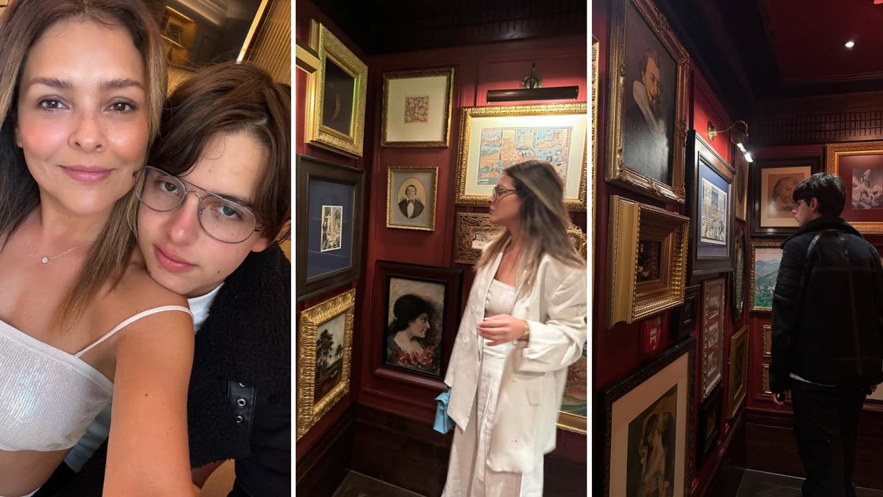 Grettell Valdez visitó con su hijo Santino el restaurante The Aubrey, en Londres.