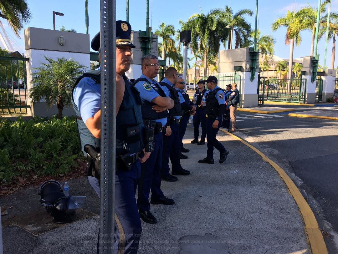 En el estadio Hiram Bithorn todo transcurrió en orden durante la mañana