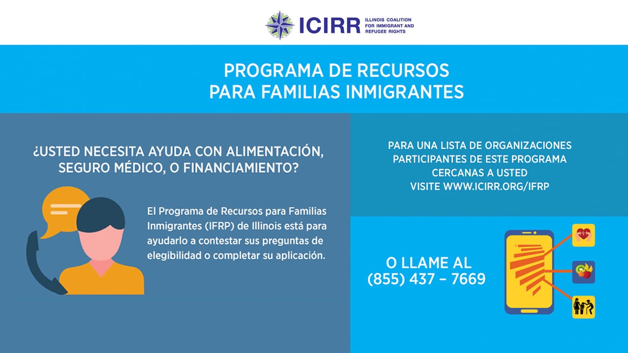 ¿Usted necesita ayuda con alimentación, seguro médico, o financiamiento? 