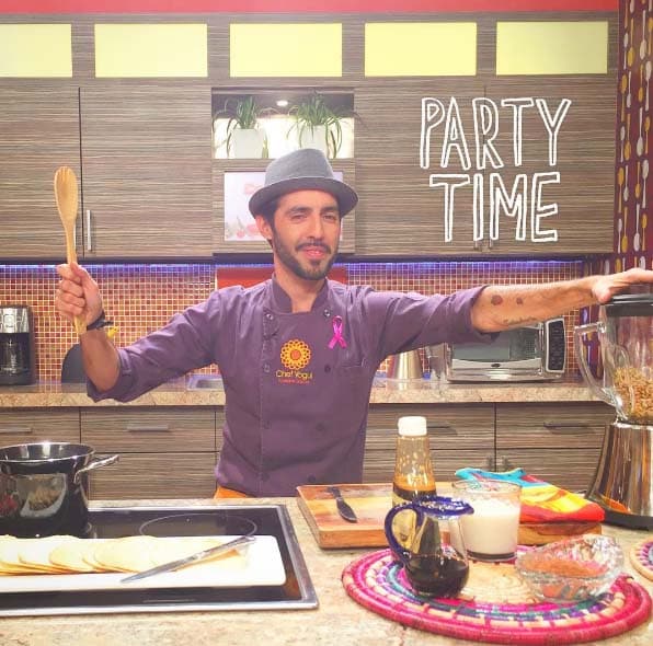 En el día internacional del chef, celebrado el 20 de octubre, el chef Yogui nos preparó unas tostadas de manteca de cacao libres de gluten.