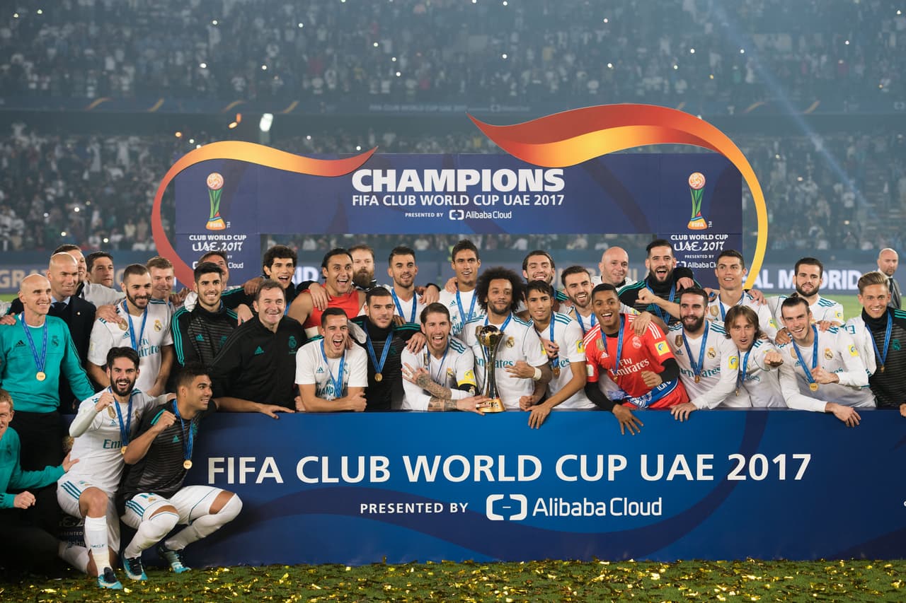 El equipo Merengue se convirtió en el primer bicampeón del Mundial de Clubes al vencer 1-0 al Gremio en la final. Y el festejo no se hizo esperar entre todas las figuras del conjunto español que consiguió su quinto título del 2017.