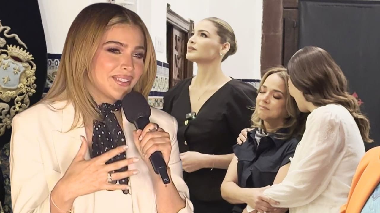 Migbelis Castellanos ora a la virgen de Sevilla por su segundo embarazo