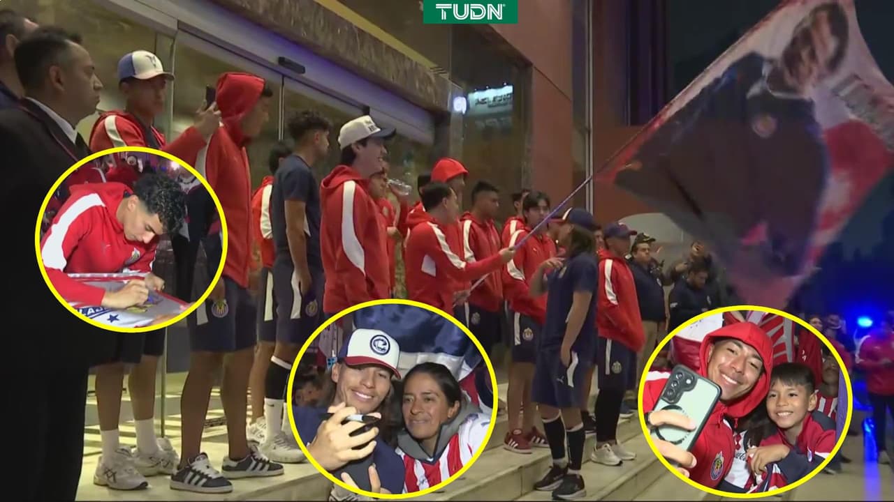 Enorme serenata de la afición a Chivas previo a la semifinal