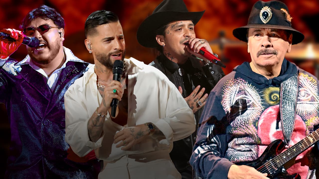 Santana, Maluma, Christian Nodal, Grupo Frontera y Edgar Barrera en Latin GRAMMY 2025: juntos en el gran show de apertura