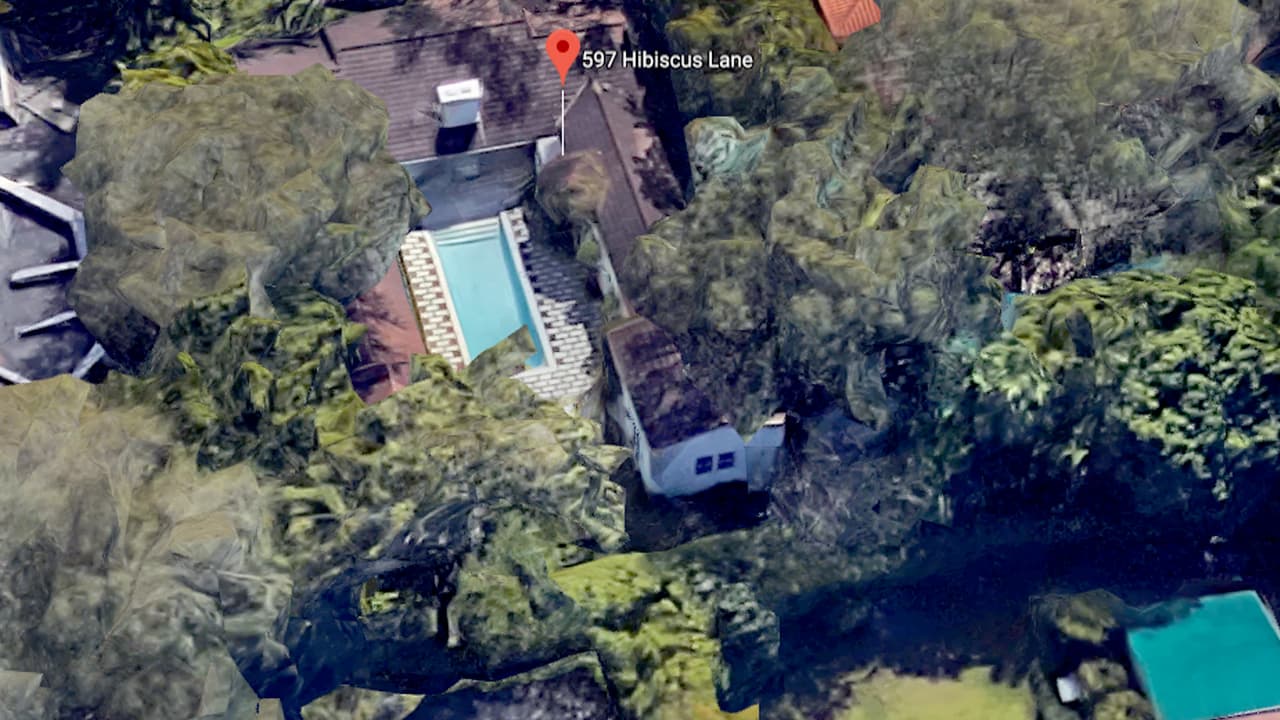 597 Hibiscus Lane, Miami, is the property of Gustavo Hernández Fieri, who was arrested last month in Italy.