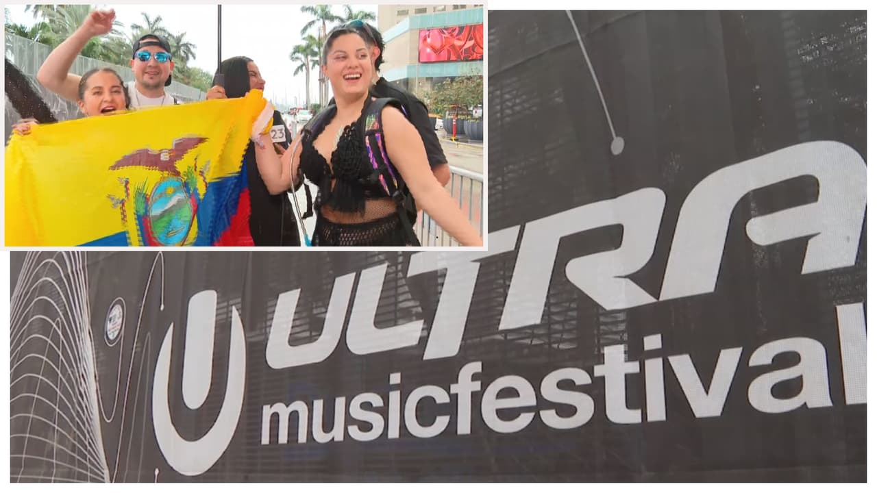 La lluvia no opaca la motivación de asistentes al festival Ultra en Miami