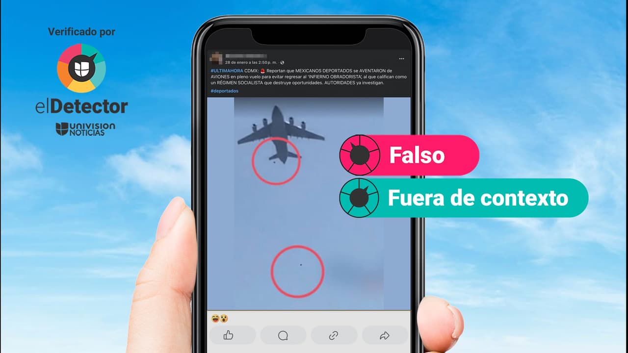 Esa foto NO muestra “mexicanos deportados aventándose” de un avión: son personas huyendo de los talibanes en 2021 