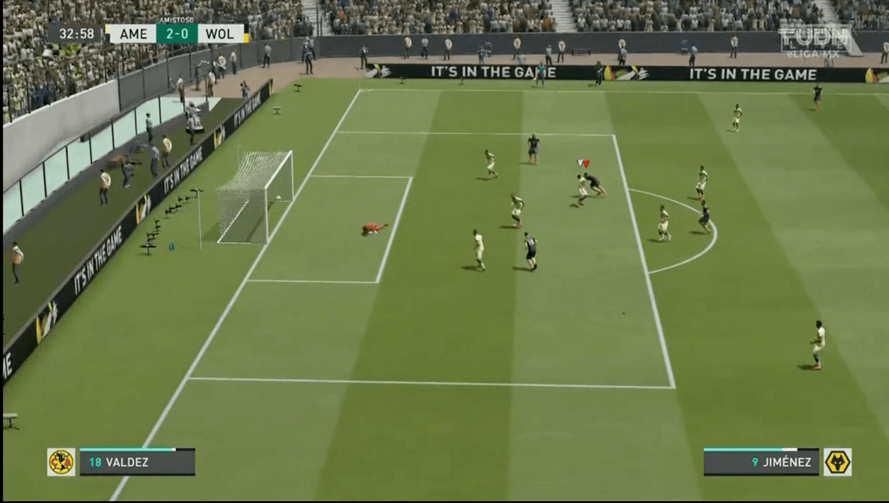 Gio dos Santos condujo al América rumbo a la victoria en el partido de ida efectuado en el Estadio Azteca donde las Águilas vapulearon 5-1 al Wolverhampton de Raúl Jiménez.