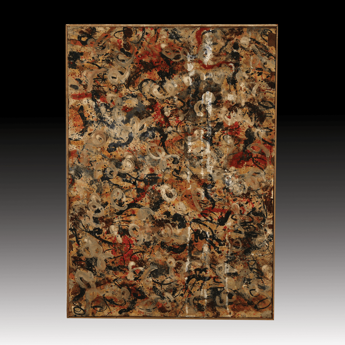 El cuadro de Jackson Pollock encontrado en el garaje de una vivienda.