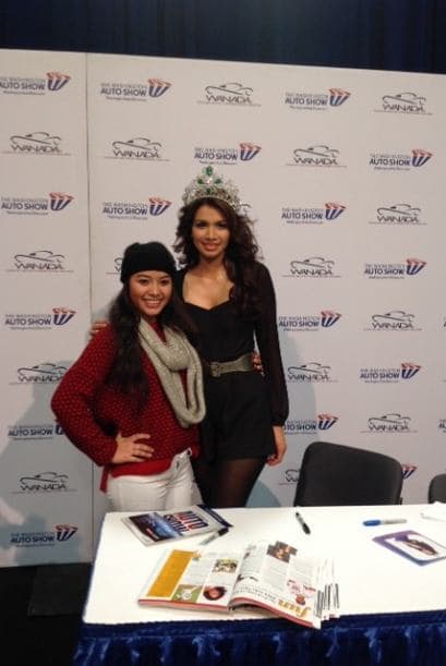 Marisela regresó a casa feliz de haber tenido la oportunidad de asistir al auto show en Washington y sentir el calor de su gente. La reina se divirtió tomándose fotos con sus admiradores y repartiendo autógrafos.