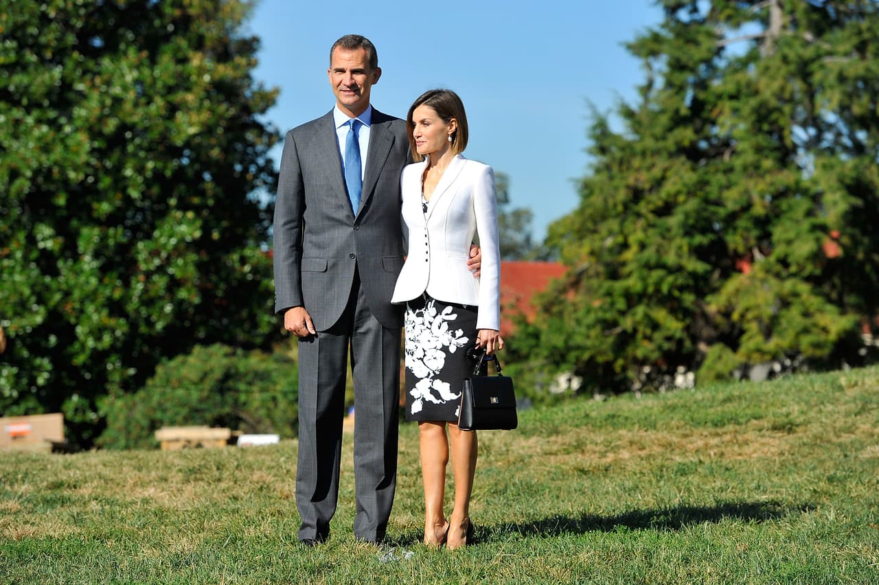 Aquí comenzaron su visita oficial.