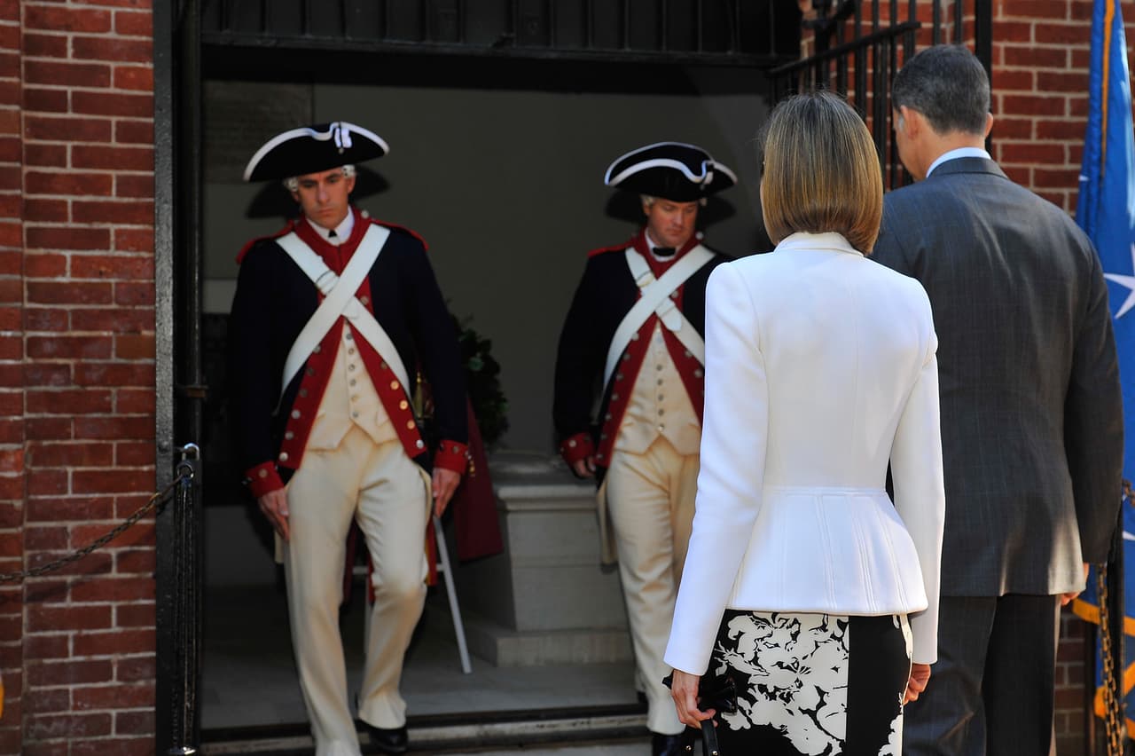 Reyes España en su visita oficial a Estados Unidos.