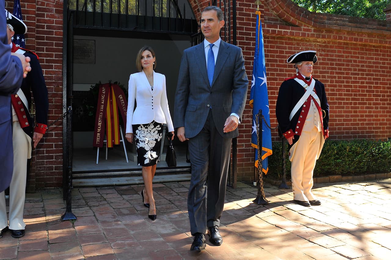 Reyes España en su visita oficial a Estados Unidos.