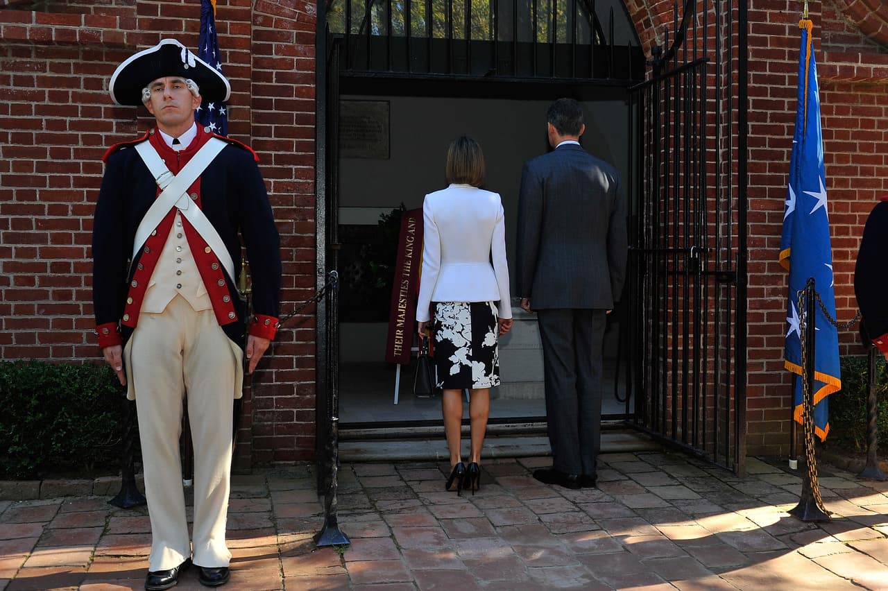 Reyes España en su visita oficial a Estados Unidos.